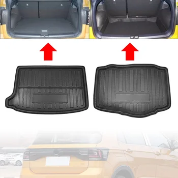 Автомобильный коврик для багажника, Лоток, Подкладка для багажника, Защитная Накладка для ковра на полу для VW T-Cross 2018 2019 2020