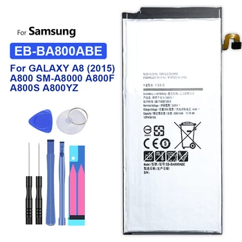 EB-BA800ABE EB-BA800ABA Аккумулятор емкостью 3050 мАч Для Samsung Galaxy A8 (2015) A800 SM-A8000 A800F A800S A800YZ 1.0 1 Обзор Аккумулятора