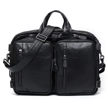 Мужской рюкзак из натуральной кожи, школьные сумки для подростков, большие дорожные рюкзаки, 15,6-дюймовый рюкзак для ноутбука Mochila Notebook