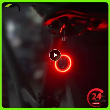 1-8 шт. Новый велосипед, умный Датчик автоматического торможения, Водонепроницаемая светодиодная зарядка, задний фонарь для велосипеда, задний фонарь для велосипеда