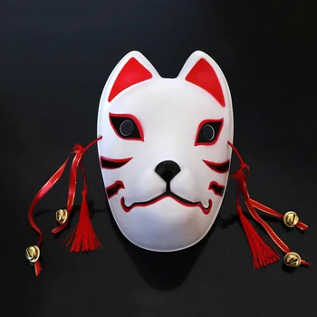 1 шт. полнолицевая кошачья маска с колокольчиком, Книга друзей Нацумэ, реквизит для косплея, подходит для вечеринок, фотосъемки, украшения.