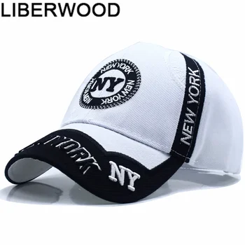 Бейсболка LIBERWOOD New York С камуфляжной 3D вышивкой, Солнцезащитный козырек, Мужская Уличная шляпа с откидной спинкой, Регулируемая