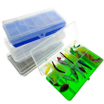 Lu Ya Box Пластиковый двухслойный ящик для инструментов Lu Ya, двухслойный ящик для рыбной приманки, поддельная приманка, блестки, Ящик для хранения, Открытый Ящик для инструментов для рыбалки