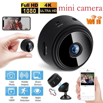 Мини-камера наблюдения A9 WiFi HD 1080P с ночным видением, камера видеонаблюдения, записывающая Жизнь младенцев и домашних животных