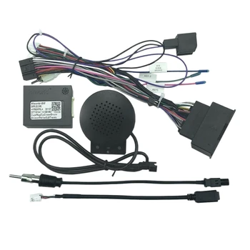 16-контактный жгут проводов аудиосистемы автомобиля, аудио шнур питания с коробкой Canbus для Chevrolet Cruze AVEO Malibu TRAX 2009