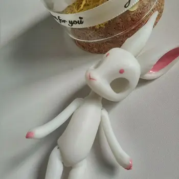 Кукла BJD 12 см кукла-кролик 3D печатная игрушка Kawaii мультфильм кролик подарок на день рождения кукла для девочки проект бесплатной доставки