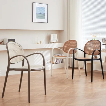 Роскошный Кухонный обеденный стул Современный Пластиковый Офисный Обеденный стул для гостиной Гостиничный дизайн Sillas Para Comedor Предметы домашнего обихода