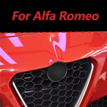 Наклейка На Колесо Автомобиля Из Углеродного Волокна Для Alfa Romeo 155 159 147 GT 156 Mito Giulia Giulietta Brera С Эмблемой Центральной Ступицы Колеса