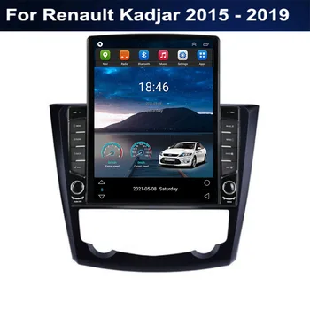 tesla style Android12 Для Renault Kadjar 2015 2016-2024 64 ГБ DSP IPS Автомобильный Мультимедийный Навигатор Головное Устройство Tesla Плеер Аудио Радио GPS