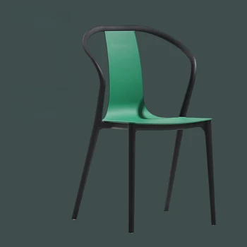 Ресторанные обеденные стулья с современными подлокотниками Nordic Ergonomic Relax Минималистичные игровые Обеденные стулья для вечеринок Sillas Home Furniture DQ