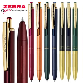 Япония Zebra Гелевая ручка JJ56, шариковая ручка с металлическим стержнем ретро-цвета, Высококачественная деловая ручка для подписи, Офисные канцелярские принадлежности