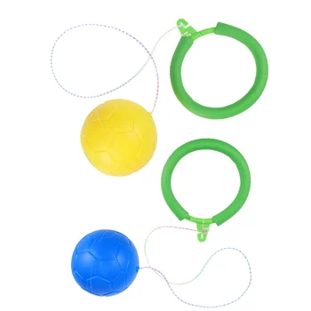 2 ШТ Прыгающий мяч-кольцо Флэш-игрушка для прыжков с одной ноги, прыгающий баланс, детские игрушки для прыжков из ПВХ для детей