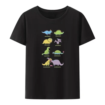 Знай своих Динозавров, Графическая футболка, Забавная Футболка с Комиксами, Крутые Винтажные Camisetas Mujer, Дышащие Женские Топы, Футболки, Подарок Camisa Cute