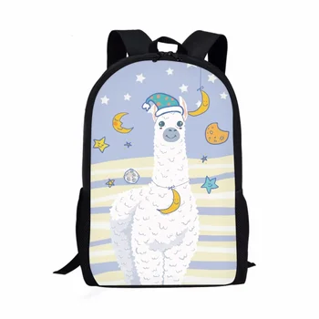 С рисунком мультяшных животных, Школьная сумка для девочек и мальчиков, Модный повседневный рюкзак для подростков, Женские Мужские дорожные рюкзаки