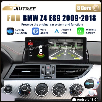 Обновление Автомагнитолы Android 13 Для 2009-2018 BMW Z4 E89 CCC CIC Замена Автостерео Carplay GPS Навигация Мультимедийный Плеер