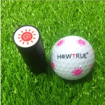 Профессиональный Маркер для штамповки мячей для гольфа, Инструмент для маркировки печатей для мужчин и женщин-Гольфистов - Colorfast и 2 Рисунка на выбор